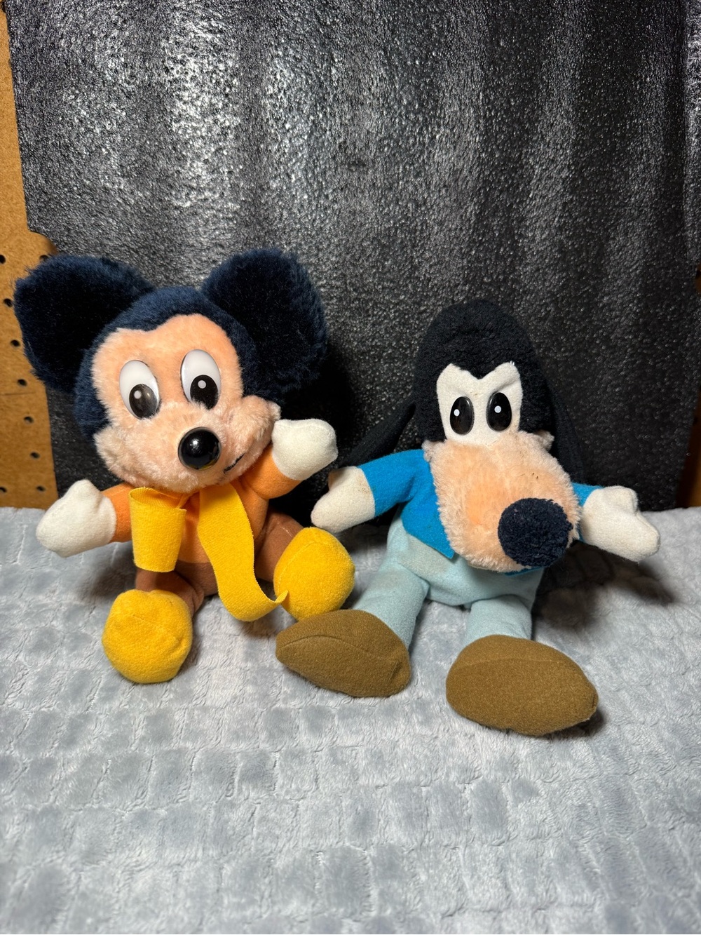 Plush Cartoon Character Toy - Blue, Yellow, Black Stuffed Plush